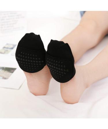 Exceart Women s No Show Toe Topper Socks - 5 Pairs Invisible Flat Mouth Liner Socks for Comfort (Black Skin Color) | International Shipping - Buy Online on GoSupps.com