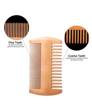 Premium Beard Care Set - Bartbrush & Beard Kamm with Wild Boar Bristles | Buy Wooden Beard Brush & Shears for Men Online - Buy Online on GoSupps.com