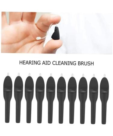 Portable Ear Wax Removal Kit - 10pcs Set with Magnetized Brush, Earmold Cleaner & Screwdriver for Home and Shop - Buy Online on GoSupps.com