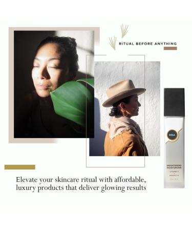 RBA Skincare Brightening Vegan Moisturizer | Reduce Dark Spots & Anti-Aging Cream with Shea Butter & Vitamin C - 2 fl oz - Buy Online on GoSupps.com