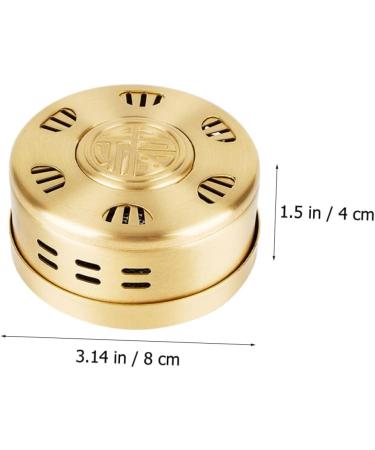 OHPHCALL Box Portable Moxibustion Moxibustion Box Copper Moxa Cup Moxa Burning Tool Moxibustion Tank Acupoint Massage Device Cone Holder Stand Taper Holder Adjustable Scroll Wheel - Buy Online on GoSupps.com
