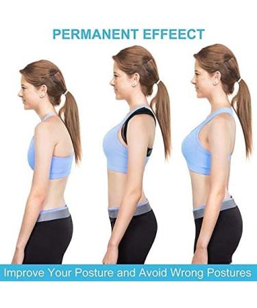Posture Corrector Posture Corrector & Back Support Brace Clavicle Support Back Brace Corrector for Women and Men Back Brace Decoration - Buy Online on GoSupps.com