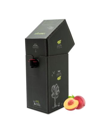 JuiceBox Syrup Light - 2 liters makes 52 liters of ready-to-drink beverage sustainable vegan delicious & hardly any calories (Iced Tea Peach Light)