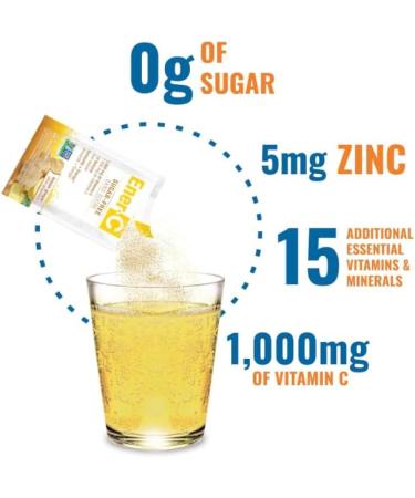 Conquitlam BC V36C2 EnerVitamin C Lemon Ginger 30 PacketsSachets - Buy Online on GoSupps.com