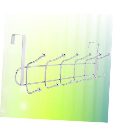 Alipis 6 Clothes for Stainless Storage Steel Cabinet Door Organizer Home Hook Rack Hooks Hanger Kitchen medium As Shown - Buy Online on GoSupps.com