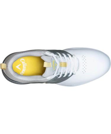 Callaway Men's Nitro Blaze Golf Shoe - 44 EU - White Grey Yellow | Best International Shipping - Buy Online on GoSupps.com