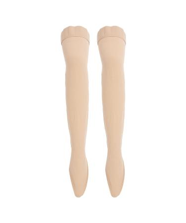 Thigh High Compression Stockings - Beige 23-32 mmHg Closed Toe for Varicose Veins - Sports Compression Gear - International Shipping Available - Buy Online on GoSupps.com