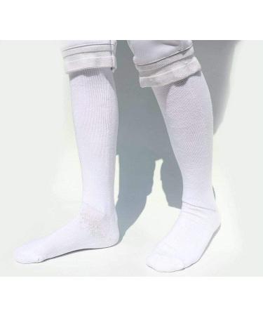 Rayauto Anti-Slip Compression Fencing Socks - White X-Small - Ideal for Epee, Sabre, Foil - Kids & Adults - Buy Online on GoSupps.com