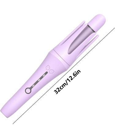Muflydo Hair Curler Automatic Quick Heating Curling Wand - Ions Auto Curler Waver Hair Tool 3 Adjustable Temps for Home Travel Salon 32MM Purple - Buy Online on GoSupps.com