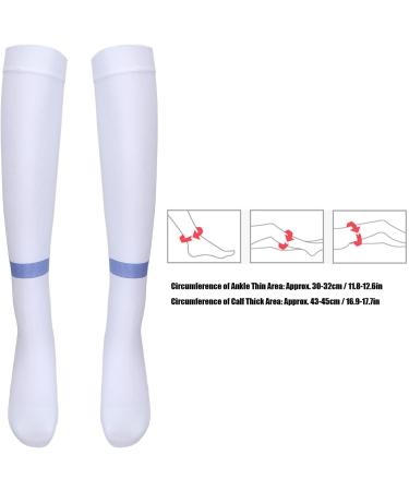 XXL Knee High Compression Stockings - Open Toe 15-20 mmHg for Ankle & Foot Support Swelling & Varicose Veins Relief - International Shipping Available - Buy Online on GoSupps.com