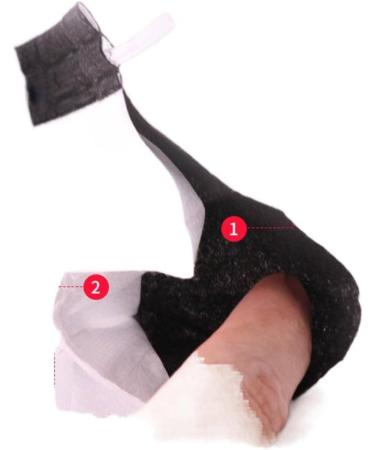 Black Disposable mask Three Layers Non-Woven mask Thickened - Buy Online on GoSupps.com