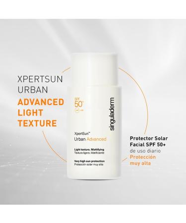 Singuladerm by Primaderm - XPERTSUN URBAN Advanced Light Texture - Facial sunscreen SPF 50+ - Very high protection - Prevents redness - All skin types - 50 ml - Buy Online on GoSupps.com