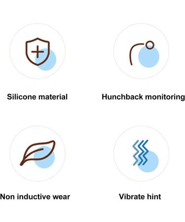 Straight Posture Reminder Posture Reminder Smart Posture Corrector Posture Corrector Reminder Intelligent Electric Electronic Monitoring Vibration Humpback Portable (Green) - Buy Online on GoSupps.com