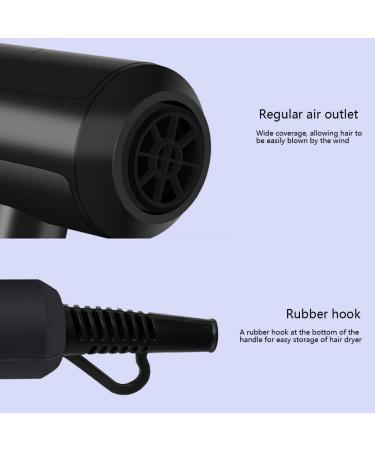 2000W Hair Dryer Professional Powerful Salon Blow Dryer Powerful DC Motor 3 Heat Settings and 2 Speed Ionic Conditioning to Protect Hair and Increase Shine Fast Drying for Home Salon Men Women Black - Buy Online on GoSupps.com