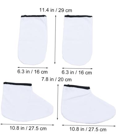 minkissy 6 Pairs Moisturizing Work Gloves Heat Tanning Mitt Paraffin Wax Gloves Paraffin Bath Cloth Gloves Insulated Gloves Wax Bath Hand Mitts Wax Bath Gloves Insulation Cotton Care - Buy Online on GoSupps.com