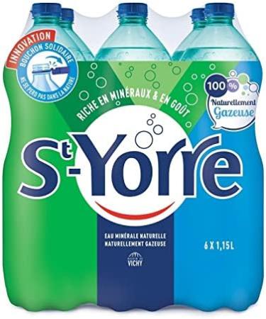 ST YORRE - Natural Mineral Water Naturally Sparkling 6 x 1.15 L - The Unit - Special Offer - Buy Online on GoSupps.com
