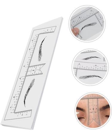 FOMIYES 10pcs Eyebrow Design Ruler Drawing Tool Brow Makeup Supplies Shape Eyebrow Trimming - Buy Online on GoSupps.com