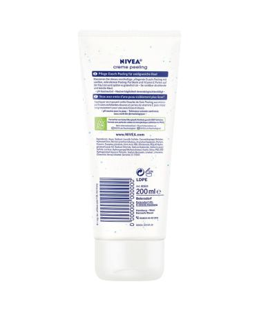 Nivea Cream Peeling 200ml - Nourishing Body Scrub with Vitamin E for Smooth Healthy Skin | International Shipping Available - Buy Online on GoSupps.com