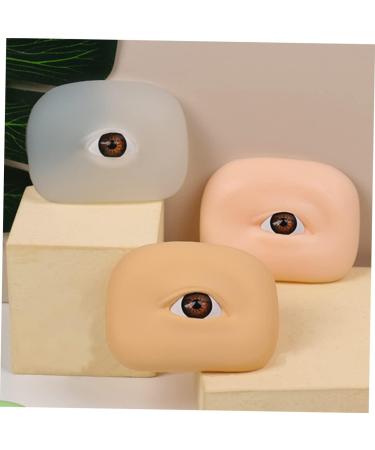 Beavorty 10 Pcs Eye Practice Skin Eyeshadow Eyebrows Skin Pad Eyebrow Makeup Board Semi-permanent Props 1 count (Pack of 1) As Shownx5pcs - Buy Online on GoSupps.com