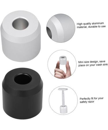 Minkissy Metal Stand for Shaving Brush - Premium Hairdressing Tool & Razor Holder for Men - Durable Shaving Base - Buy Online on GoSupps.com