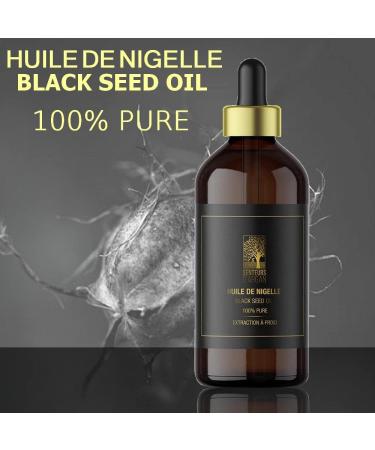 S.A Pure Nigella Oil Cold Pressed -100 ml - Nigella Oil Food and Cosmetic Oil 100% Pure and Natural Moroccan Black Seed Oil Care for Hair Face Body - Buy Online on GoSupps.com
