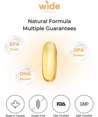 WIDE Naturals MultiVitamin Fish Oil 60 Softgels - Buy Online on GoSupps.com