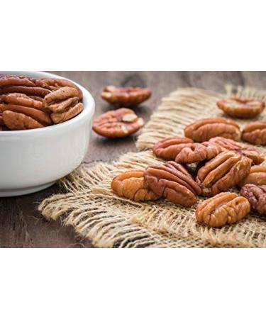 Buy Natural Untreated Pecan Halves - 5000g Resealable Bag | Premium Quality Pecans for Baking & Snacking - International Shipping Available - Buy Online on GoSupps.com