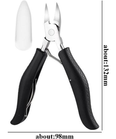 Nail Clipper for Thick Nails Nail Clippers Ingrown Toenail Podiatry Correction Nippers Cuticle Cutters Cut Paronychia Pedicure Manicure Hand Foot Care Tool (Color : Black) - Buy Online on GoSupps.com
