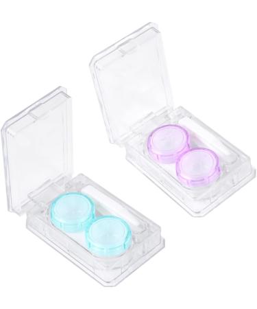 Buy Homsfou 4-Piece Mini Contact Lens Travel Case - Safe & Stylish Containers for Colored Lenses - International Shipping Available - Buy Online on GoSupps.com