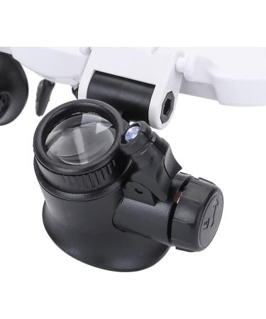 8X/15X/23X LED Magnifier Glasses Two LED Lights Adjustable LED Lamp Head Magnifying Glasses Household Tools - Buy Online on GoSupps.com