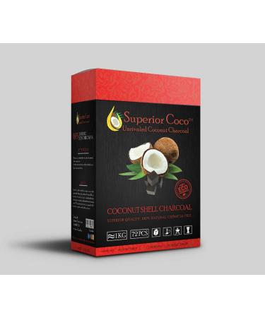 Superior Coco Coconut Charcoal-1kg Cube