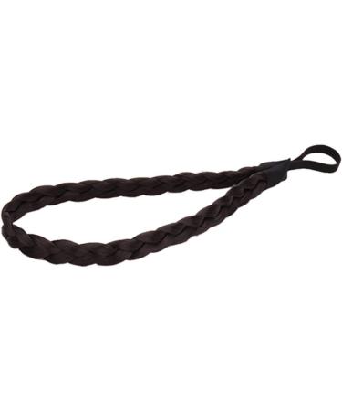 Fliyeong Colors Women Ladies Plaited Hair Band Braided Synthetic Hair Plaited Plait Elastic Headband Hairband Black Creative and Useful - Buy Online on GoSupps.com