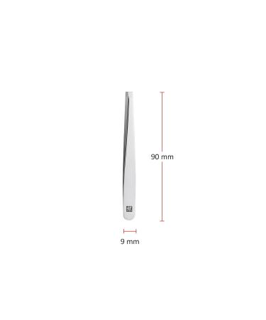 ZWILLING Straight Tweezers for Precise Eyebrow Hair Removal | Polished Stainless Steel | 90 mm Precision Tip - International Shipping Available - Buy Online on GoSupps.com