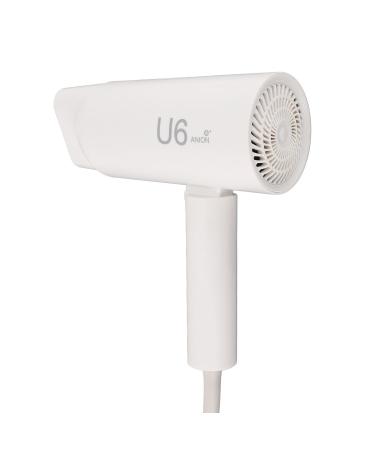 Ionic Hair Dryer Blow Dryer 1800W Compact and Folding 2 Gears Portable Hair Dryer for Home Travel (US Plug 110V)