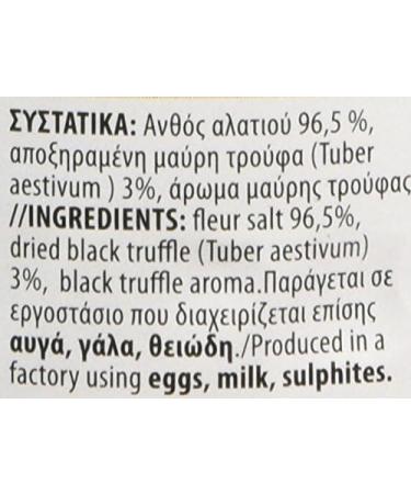 Fleur de Sel with Black Truffle 50 g by Natural History Museum of Meteora & Mushroom Museum - Buy Online on GoSupps.com