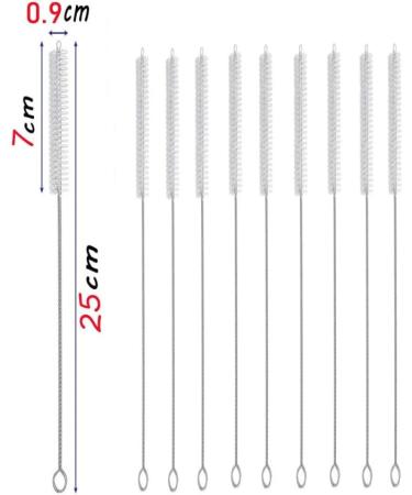 100pcs Straw Cleaning Brush Reusable Eco-Friendly Stainless Steel Drinking Straw Cleaner Brush Set Soft Hair Cleaning Tool (Color : Length 30cm Size : 50 pcs) 50 pcs Length 30cm - Buy Online on GoSupps.com