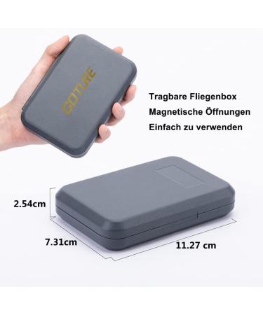 Goture Fly Fishing Kit - 100PCs Bait with Box | Best Fly Fishing Range for Bass Trout Salmon | Dry Flies Streamers & Nymphs - B-76PCs - Buy Online on GoSupps.com