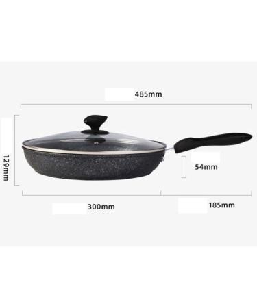 LAKEINX Pan Frying Pan None Stick Household Portable Kitchen Cooker Grill Pans with Cover Cookware - Buy Online on GoSupps.com