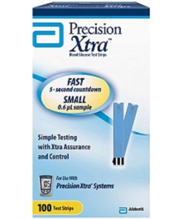 Precision Xtra Diabetic Test Strips - 100 Count - Buy Online on GoSupps.com
