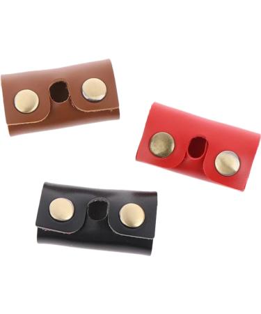 Frcolor 15-Piece Razor Safety Cap Set | Travel-Friendly Leather Cases for Razor Protection | International Shipping Available - Buy Online on GoSupps.com