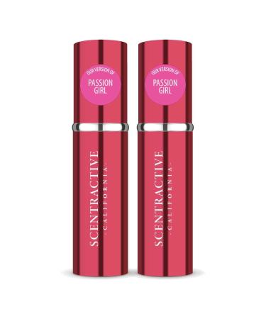 CA Perfume Impression of Christian D. Passion Girl For Women Replica Version Fragrance Dupes Concentrated Long Lasting Eau de Parfum Spray Refillable Atomizer Bottle 0.17 Fl Oz/5ml-X2 CHRISTIAN D. PASSION GIRL IMPRESSION 0.34 Fl Oz (Pack of 1)