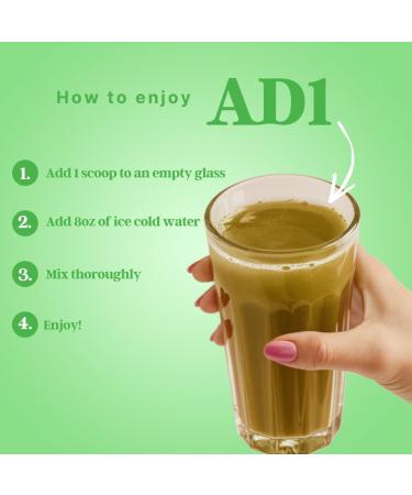 Project AD AD1 All in One Superfood Solution Complete Fruit and Vegetable Complex Plus Antioxidants Including Collagen Shilajit Sea Moss Ashwaganda and Berberine (24 Servings Chocolate) - Buy Online on GoSupps.com