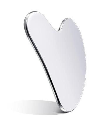 Gua Sha stainless steel Facial Gua Sha Kratz Massage device stainless steel Face Schaber Eyes Body massage device Heart shape Gua Sha Massage tools for slimmer face and contouring