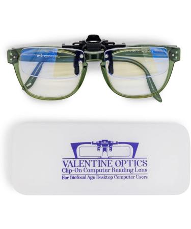Premium Bifocal Clip-On Computer Reading Lens with Blue Light Protection - Shop Internationally - Buy Online on GoSupps.com