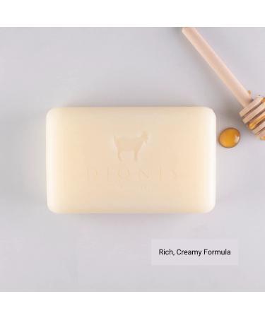 Dionis Goat Milk & Honey Ultimate Bar Soap Travel Set - Creamy Lather, Exfoliates Hands - 3 Piece Bath Kit with Soap Saver Pad and Scrubber Bag - Buy Online on GoSupps.com