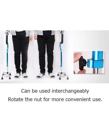 Walking Cane for Men and Women Height Adjustable Aluminum Pole for The Elderly Crutch Support and Stable Additional Scale Old Man Light Stick Suitable for Senior Citizens Outdoors Blue W Holiday - Buy Online on GoSupps.com