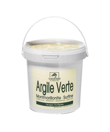 Naturado Argile Verte Montmorillonite seau de 1 kg pour Peau Normale Peau probl mes Peau Mixte Peau Grasse
