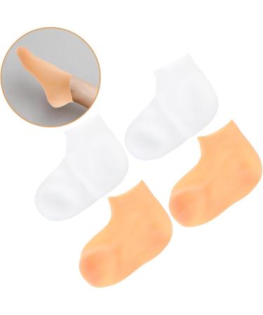 Beavorty 4 Pairs Exfoliating Moisturizing Socks Foot exfoliating moisturizing Socks for Cracked feet Cosmetic moisturizing Socks Sleep Socks Foot spa Lotion sebs Cover Women's - Buy Online on GoSupps.com