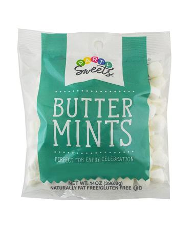 Party Sweets White Buttermints, 14 Ounce, Appx. 100 pieces from Hospitality Mints 14 Ounce (Pack of 1)