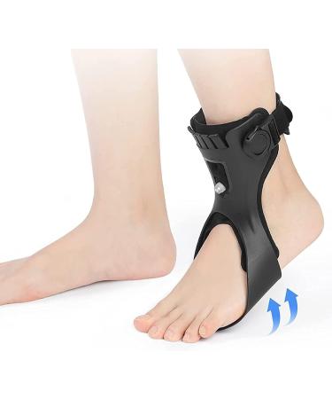 Foot Drop Brace Adjustable Ankle Foot Orthosis Ankle Braces Foot Supports With Inflatable Airbag For Hemiplegia (Size : L) (Size : R)